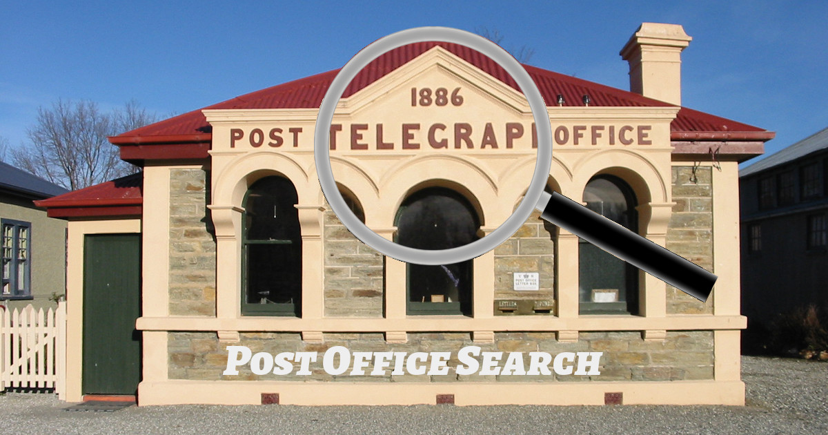 post office registration number search