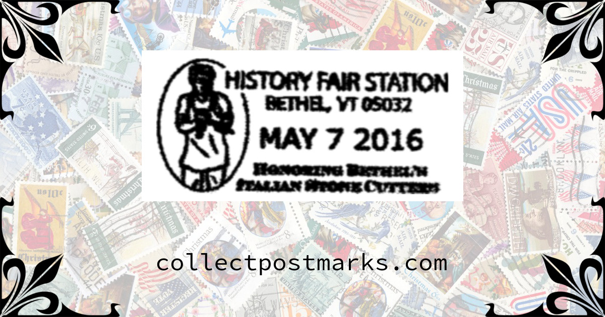 Bethel, Vermont Historical Society History Fair Station — 20160507