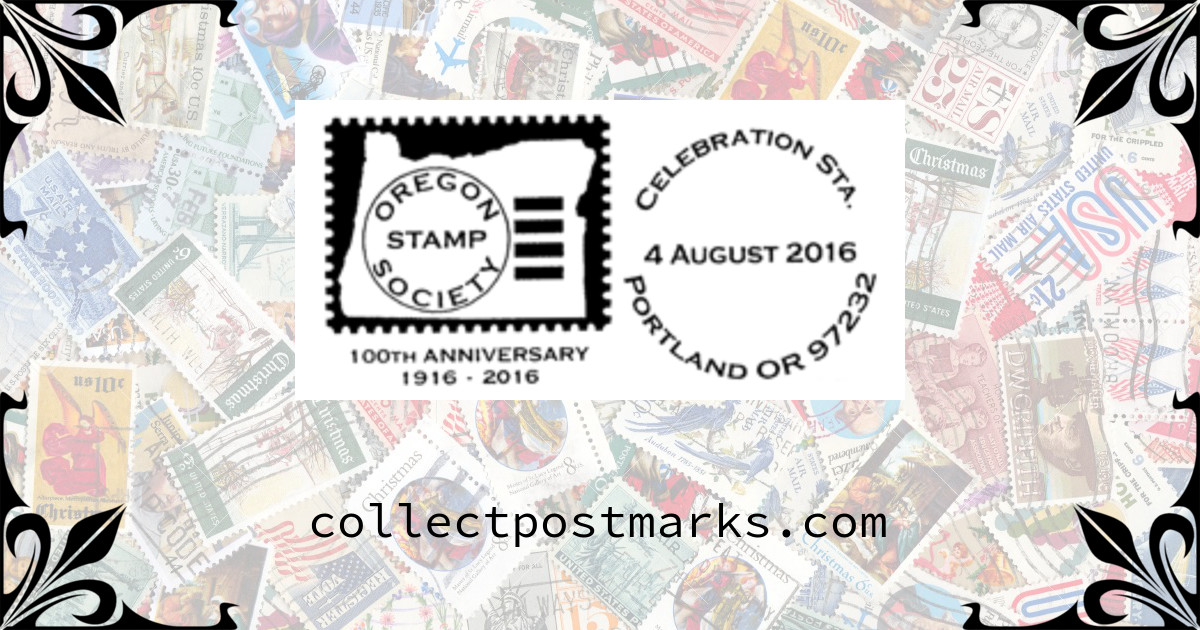 100th Anniversary of the Oregon Stamp Society, Portland, Oregon — 2016