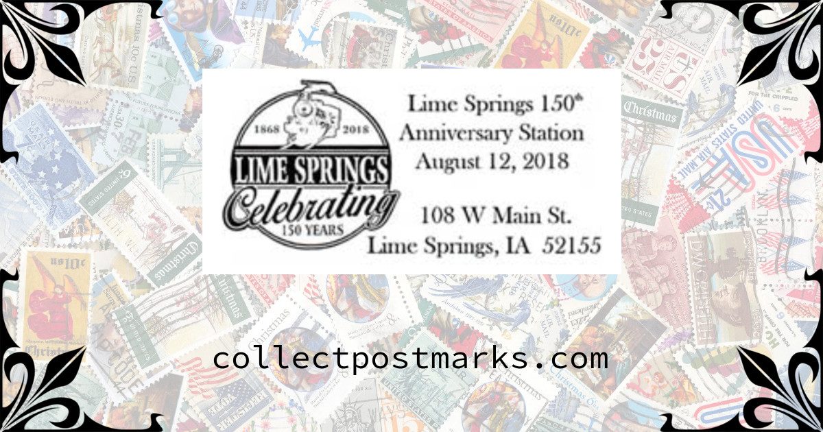 Lime Springs 150th Anniversary Station, Lime Springs, Iowa — 20180812