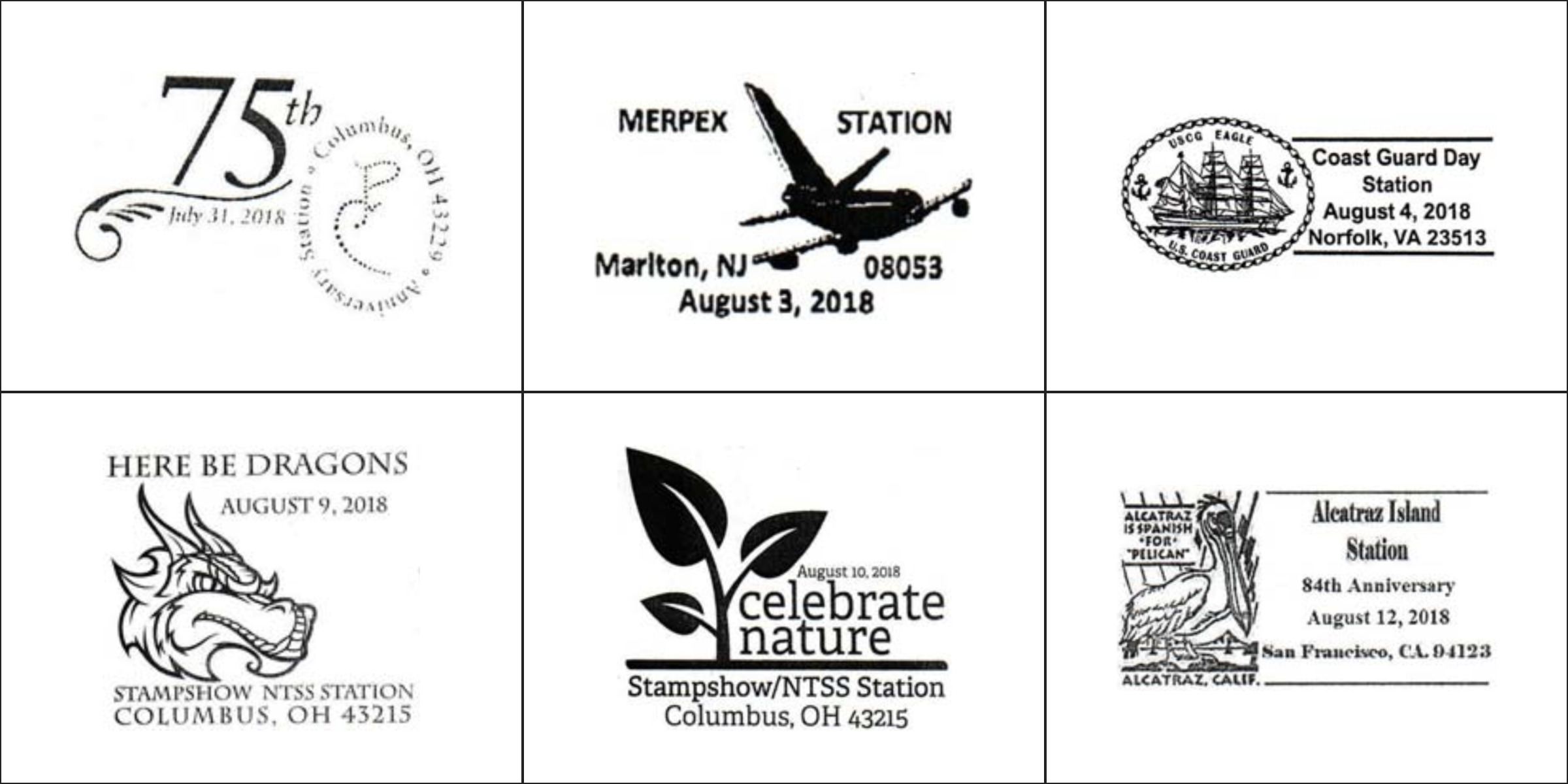 Pictorial Postmark Calendar