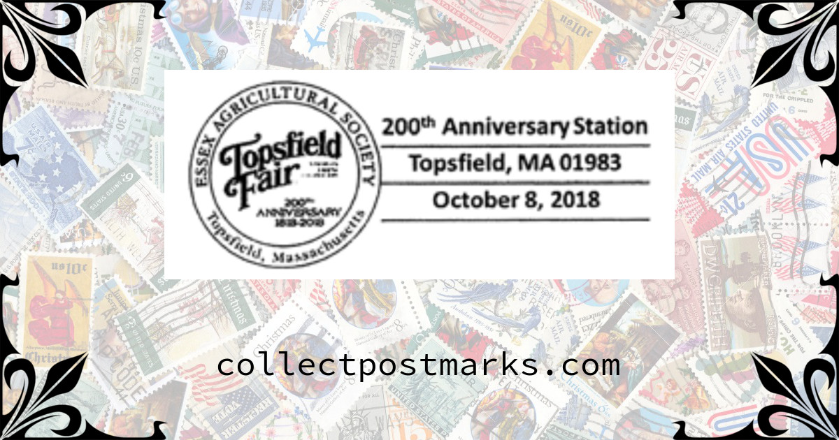 Essex Agricultural Society Topsfield Fair 200th Anniversary Station