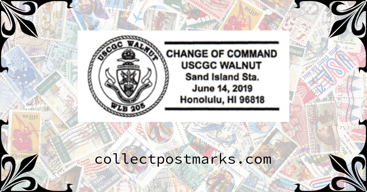 USCGC Walnut (WLB 205) Change of Command, Honolulu, Hawaii — 20190614