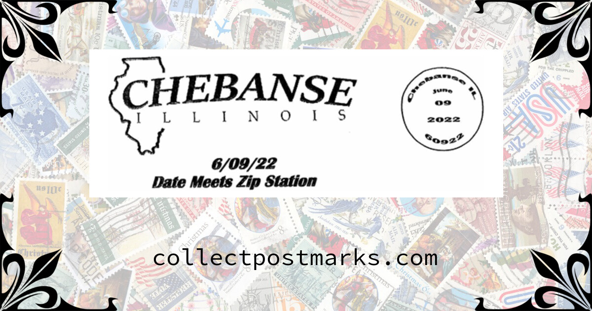 Date Meets ZIP 60922, Chebanse, Illinois — 20220609